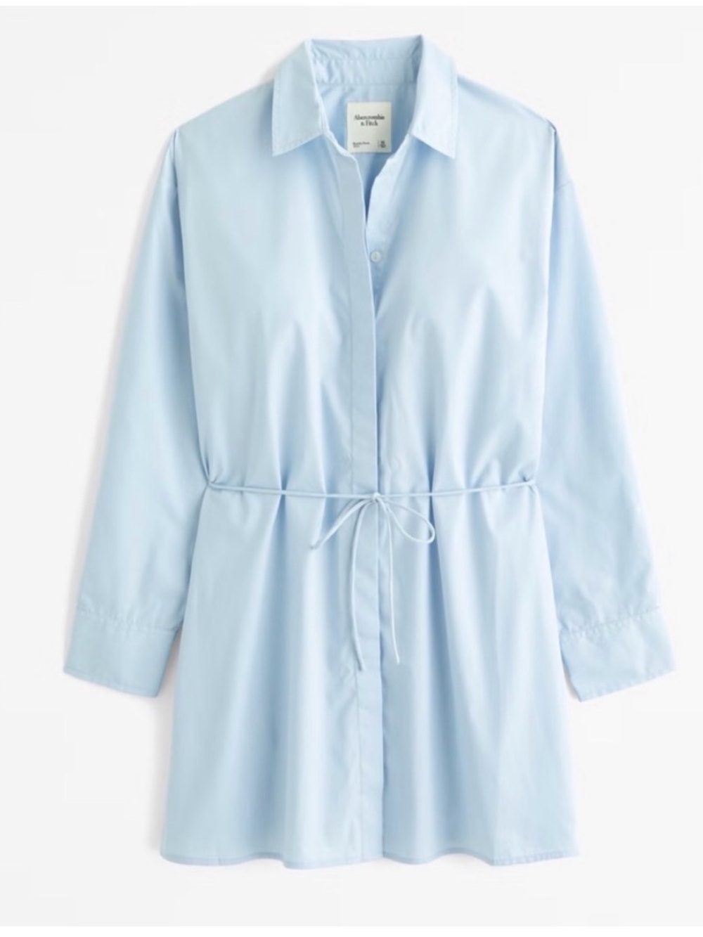 Abercrombie & Fitch Light Blue Cotton Shirt S